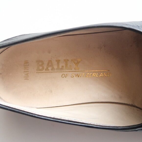 Bally of Switzerland Mathew Men's Black Leather Slip On Loafers Shoes Size 9 W - Picture 8 of 16